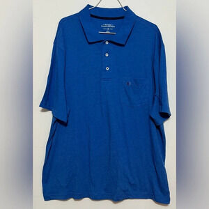 Saddlebred Men’s Polo Shirt. Blue. XL.  *NWT*
